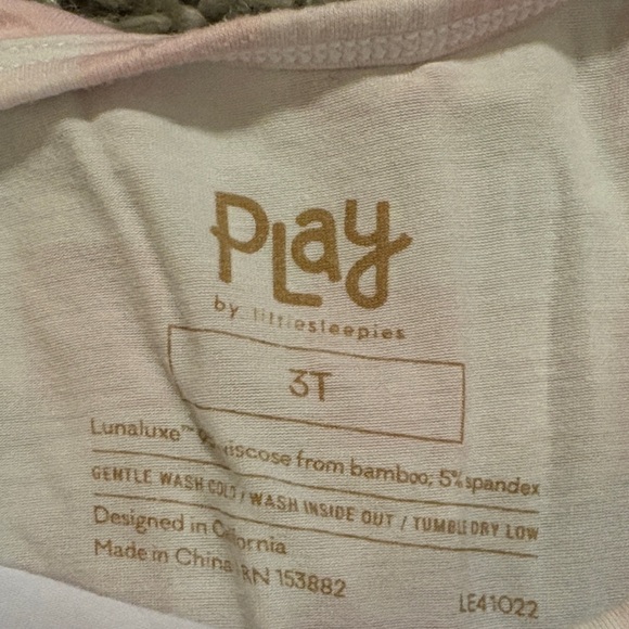 Pink and White Checkered Kids Dress 3T little sleepies bamboo - Picture 2 of 5